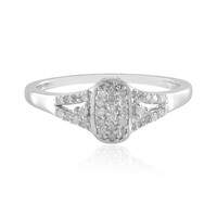 I2 (I) Diamant-Silberring