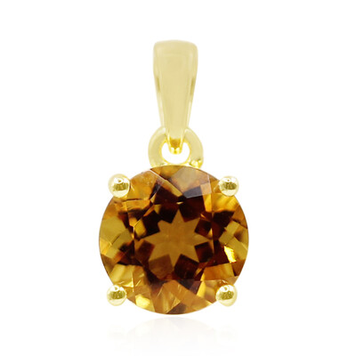 Cognac-Skapolith-Silberanhänger