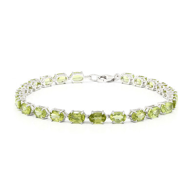 Peridot-Silberarmband