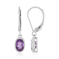 Amethyst-Silberohrringe