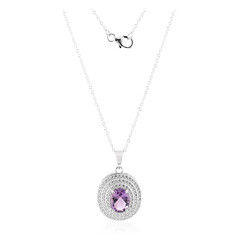 Amethyst-Silberhalskette