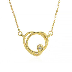 I4 (J) Diamant-Silbercollier