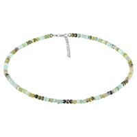 Opal-Silberhalskette