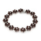 Granat-Silberarmband