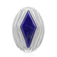 Lapislazuli-Silberanhänger (MONOSONO COLLECTION)