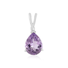 Lavendel-Amethyst-Silberanhänger