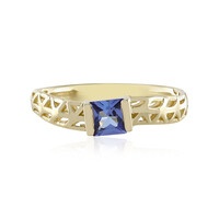 AAA-Tansanit-Goldring (Ornaments by de Melo)
