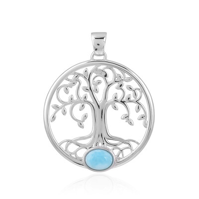Larimar-Silberanhänger