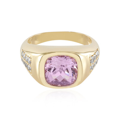 Brasilianischer Kunzit-Goldring