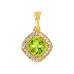 Peridot-Silberanhänger