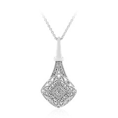 I2 (I) Diamant-Silberhalskette