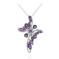 Amethyst-Silberhalskette