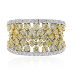 Gelber SI2 Diamant-Goldring (CIRARI)