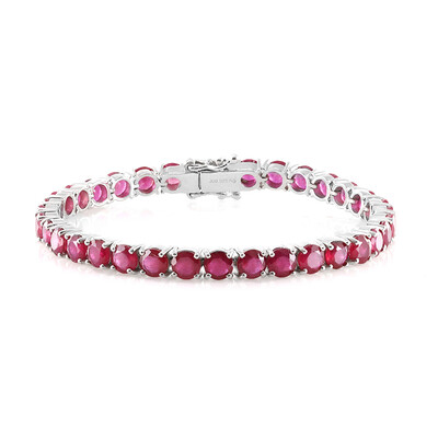 Madagaskar-Rubin-Silberarmband