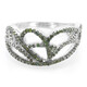 Fancy-Diamant-Silberring