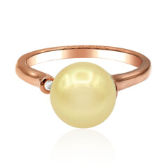 Goldene Südseeperlen-Goldring (TPC)