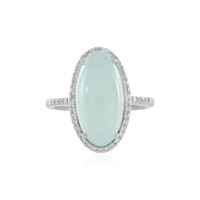 Aqua-Chalzedon-Silberring