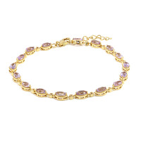 Bolivianischer Amethyst-Silberarmband