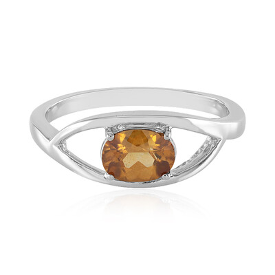 Mandarin-Zirkon-Silberring