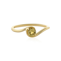 Gelber Tansanit-Goldring