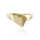 Gelber I3 Diamant-Silberring