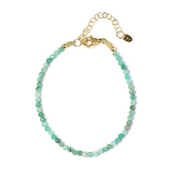 Sambia-Smaragd-Silberarmband