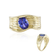 AAA-Tansanit-Goldring (de Melo)
