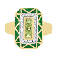 Peridot-Silberring