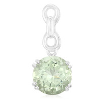 Rio Grande-Grüner Amethyst-Silberanhänger