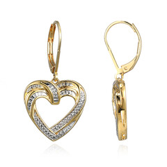 I3 (I) Diamant-Messingohrringe (Juwelo Style)