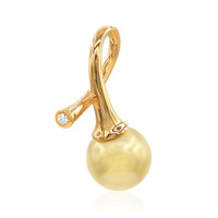 Goldene Südseeperlen-Goldanhänger (TPC)