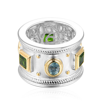 Edelstein-Silberring (Dallas Prince Designs)