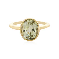 Kanariengelber Kunzit-Goldring