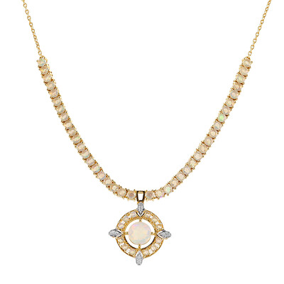 Welo-Opal-Silbercollier