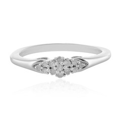 I2 (I) Diamant-Silberring