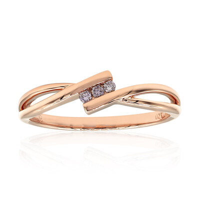 Pinkfarbener I3 Argyle-Brillant-Goldring (Mark Tremonti)