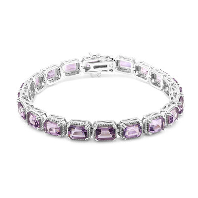 Amethyst-Silberarmband