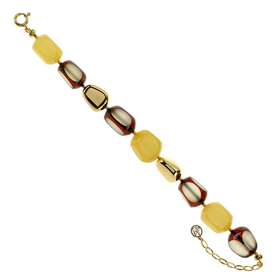 Baltischer Bernstein-Silberarmband (dagen)