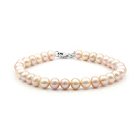 Süßwasserzuchtperlen-Silberarmband (TPC)