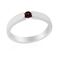 Edelroter Spinell-Silberring