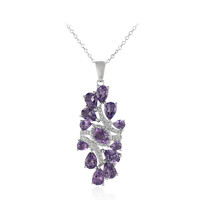 Amethyst-Silberhalskette