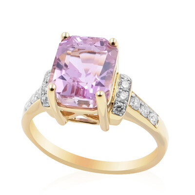Patroke-Kunzit-Goldring (AMAYANI)