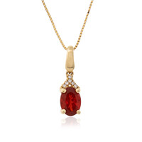 Mexikanischer Feueropal-Goldhalskette (CIRARI)