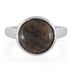 Matrix-Opal-Silberring