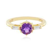 Sibirischer Amethyst-Silberring