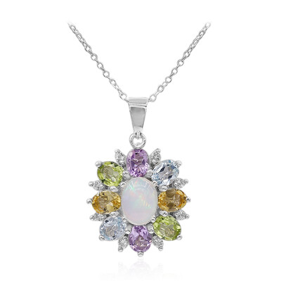 Welo-Opal-Silberhalskette