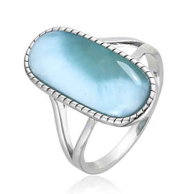 Larimar-Silberring