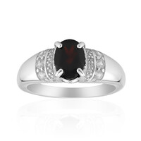 Granat-Silberring