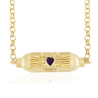 Sambia-Amethyst-Silbercollier