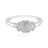 I2 (I) Diamant-Silberring